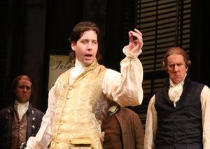 Ian R. Gleason (Dr. Josiah Bartlett), James Barbour (Edward Rutledge), and Nick Wyman Photo